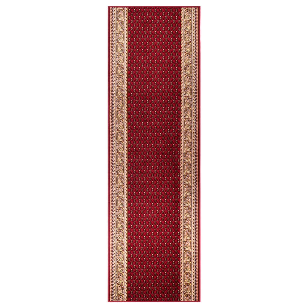 Tapis de couloir Antidérapant Rouge Doré