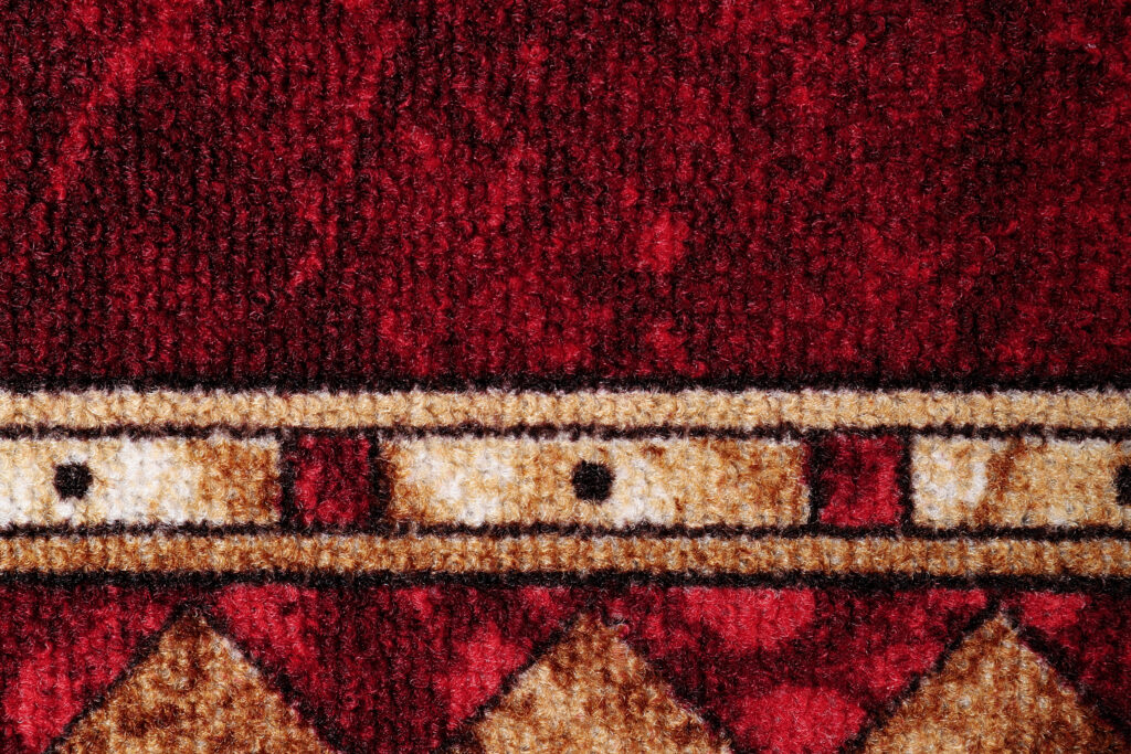 Tapis de couloir Antidérapant Bordeaux Ornements