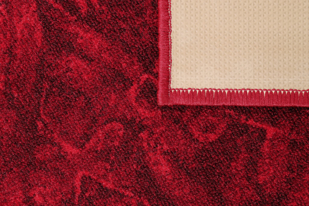 Tapis de couloir Antidérapant Bordeaux Ornements