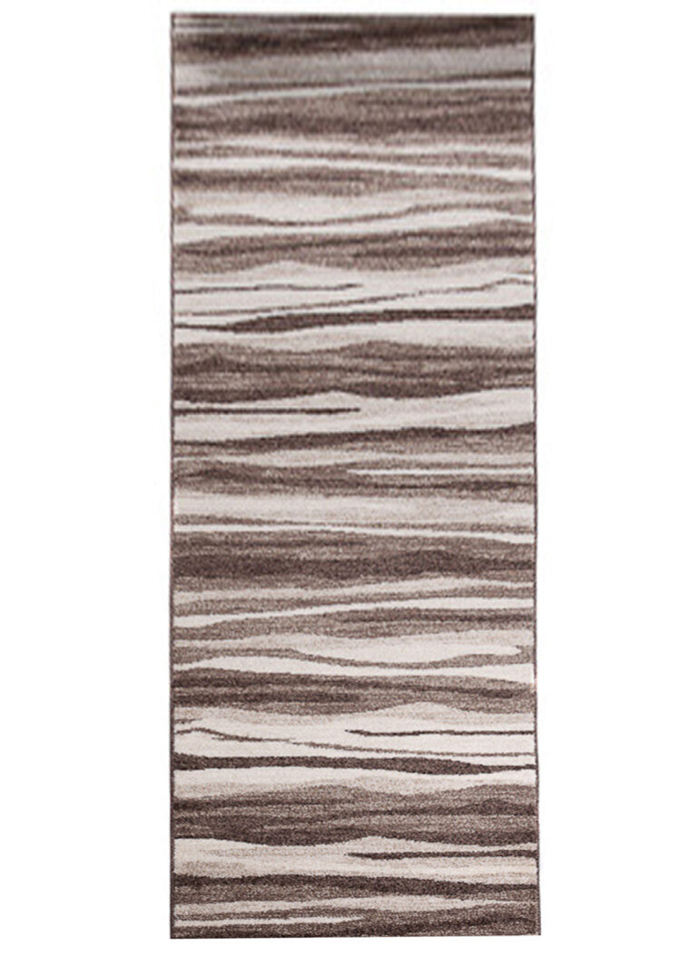 Tapis de couloir Sari Marron Rayures