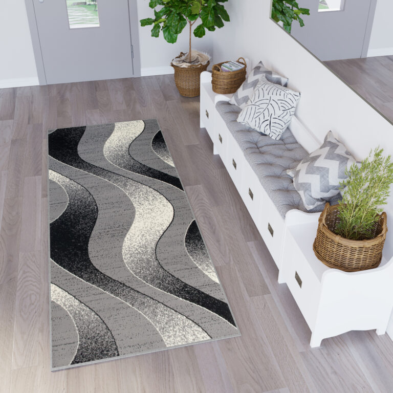Tapis de couloir Dream Gris Clair Ondes