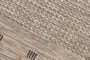 Tapis de couloir Melissa Marron Bordure Indoor Outdoor