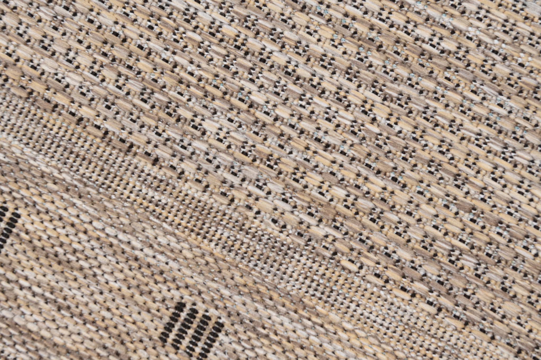 Tapis de couloir Melissa Marron Bordure Indoor Outdoor