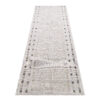 Tapis de couloir Melissa Gris Bordure Indoor Outdoor