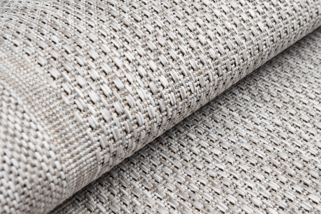 Tapis de couloir Melissa Gris Bordure Indoor Outdoor