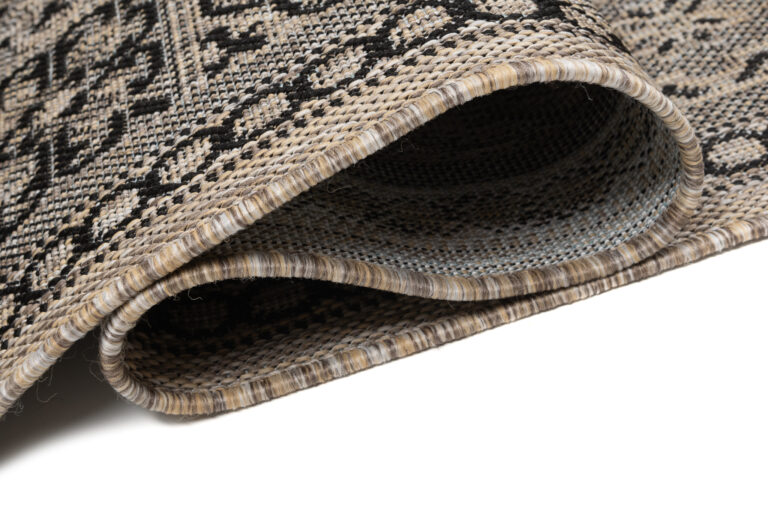 Tapis de couloir Melissa Marron Noir Mosaïque Indoor Outdoor