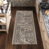 Tapis de couloir Melissa Marron Noir Mosaïque Indoor Outdoor
