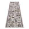 Tapis de couloir Melissa Gris Noir Mosaïque Indoor Outdoor