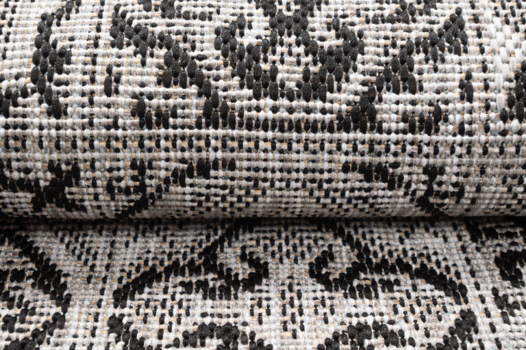 Tapis de couloir Melissa Gris Noir Mosaïque Indoor Outdoor