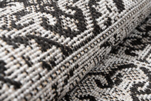 Tapis de couloir Melissa Gris Noir Mosaïque Indoor Outdoor