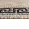 Tapis de couloir Melissa Marron Noir Zigzag Indoor Outdoor