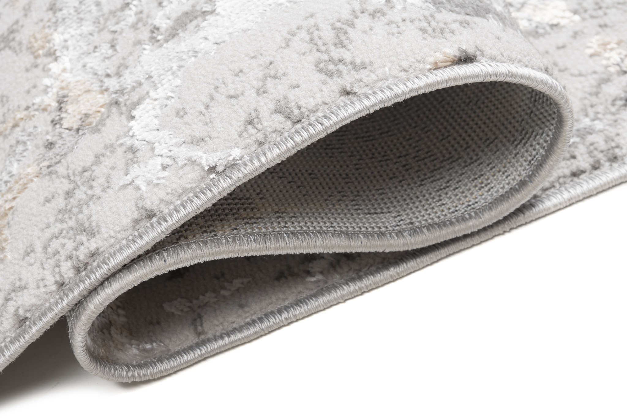 Tapis de couloir Crystal Gris Beige Abstrait