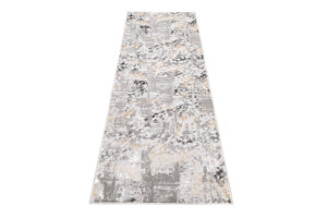 Tapis de couloir Crystal Gris Foncé Rétro