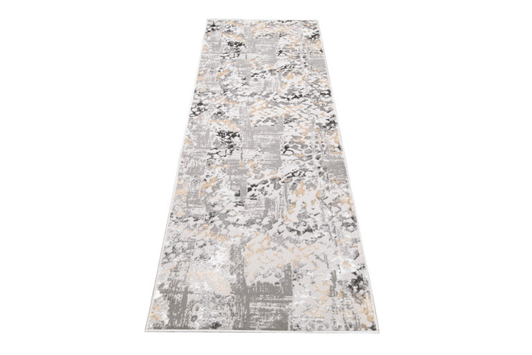 Tapis de couloir Crystal Gris Foncé Rétro