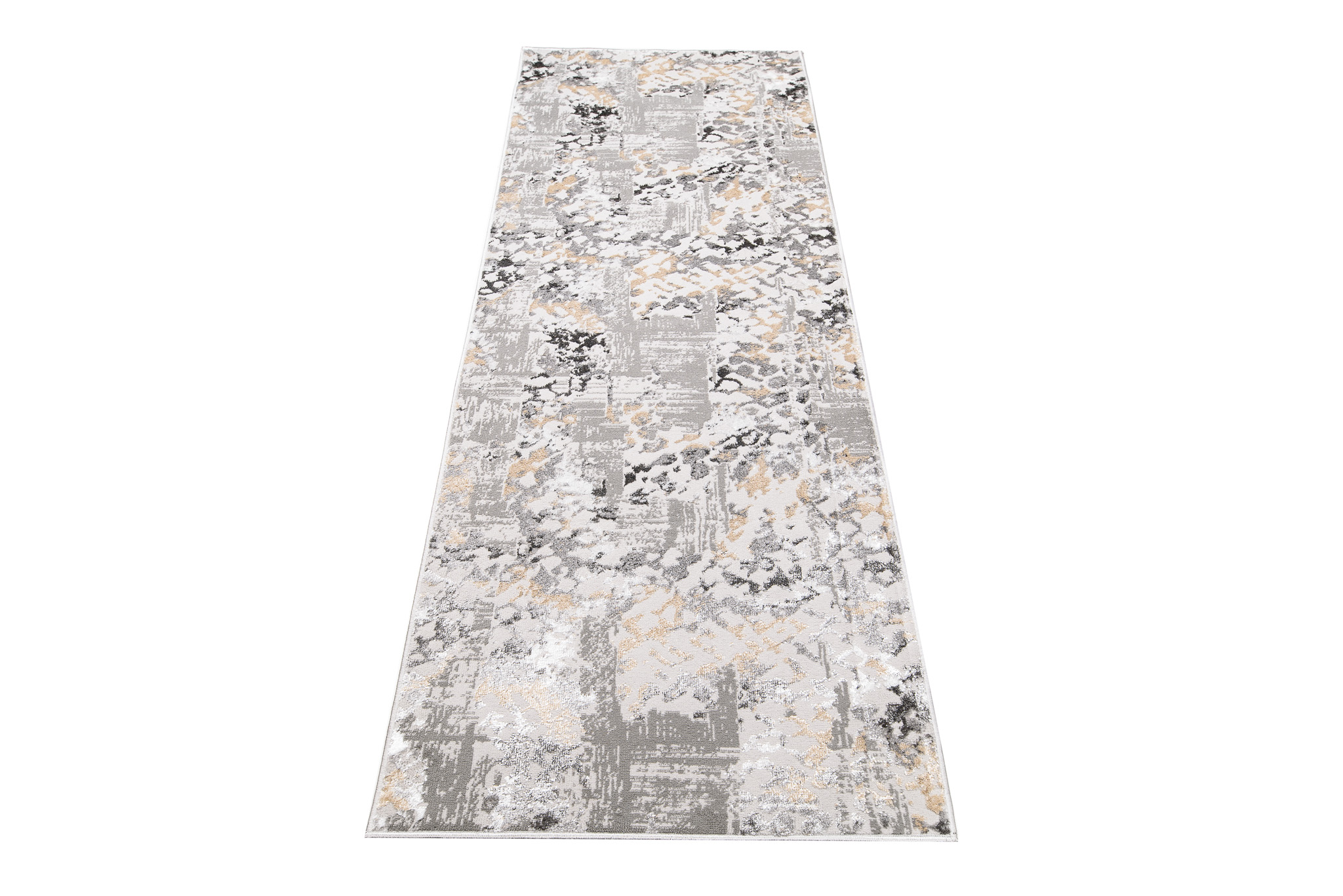 Tapis de couloir Crystal Gris Foncé Rétro