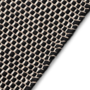 Tapis Laine Loni Noir