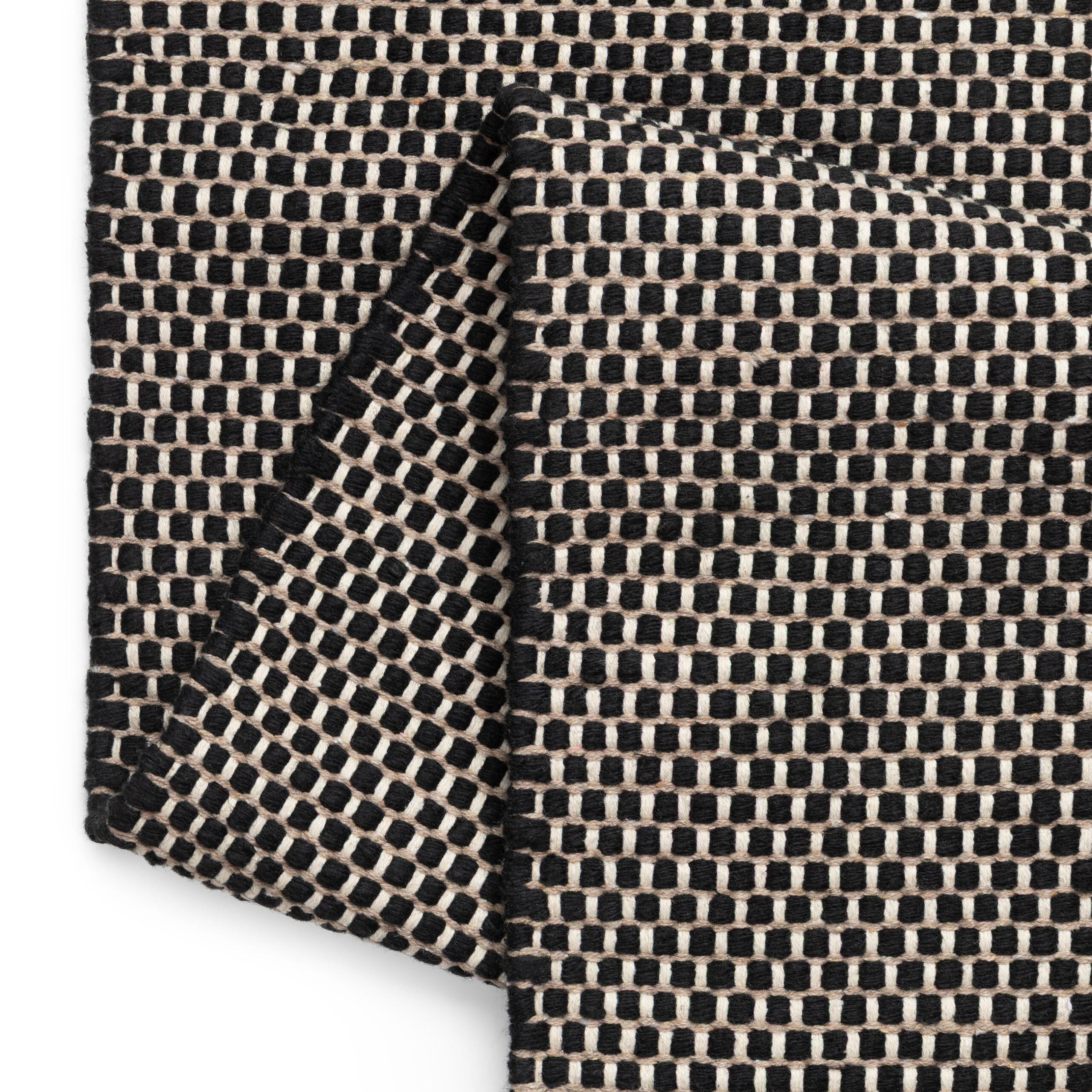 Tapis Laine Loni Noir