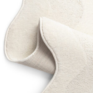 Tapis Terra Crème Vague Forme Irrégulière