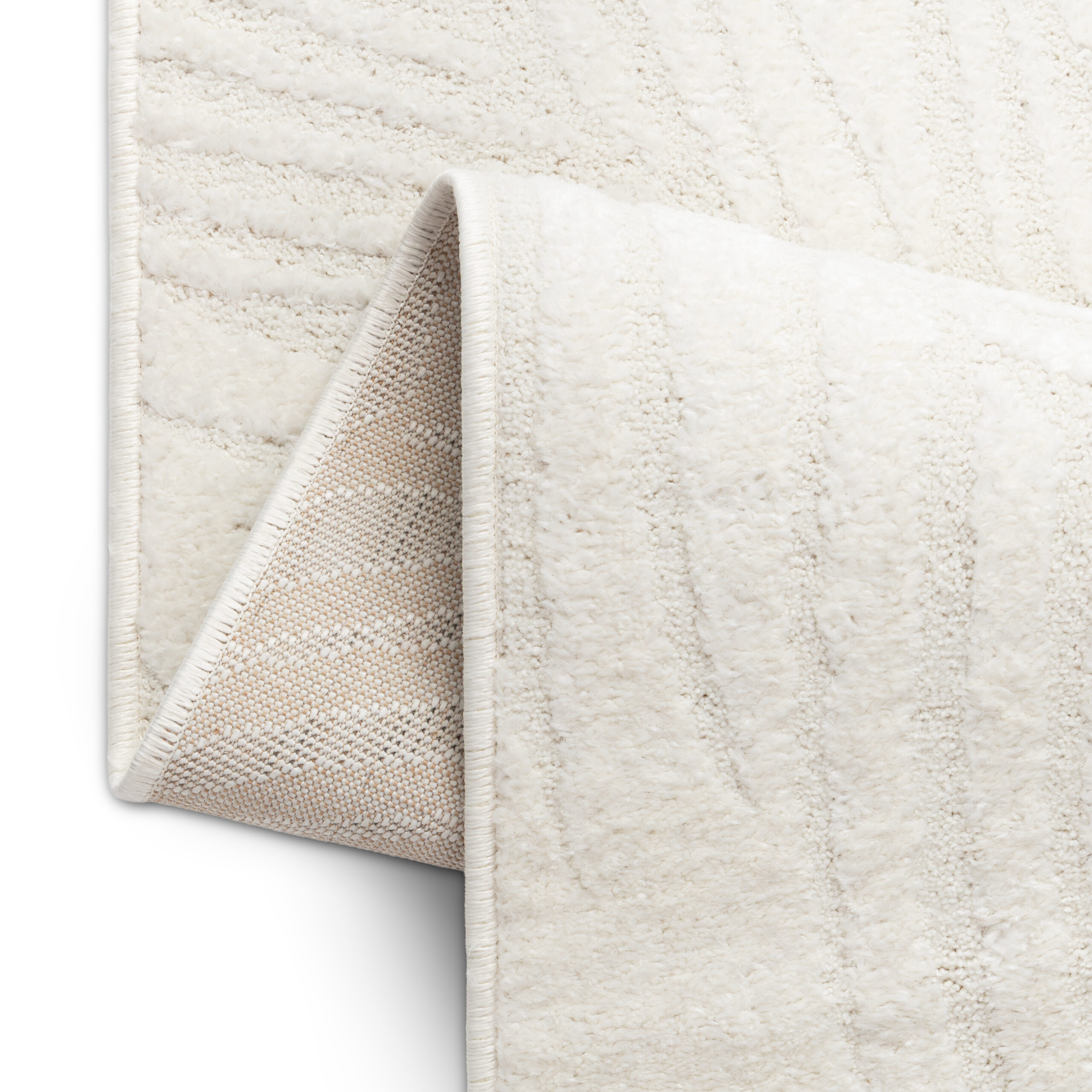 Tapis Terra Crème Feuilles de Palmier