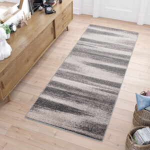 Tapis de couloir Sari Gris Abstrait