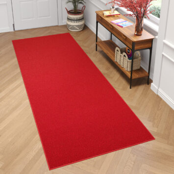 Tapis de couloir Mono Indoor Outdoor Rouge