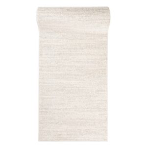 Tapis de couloir Sari Crème Mélange