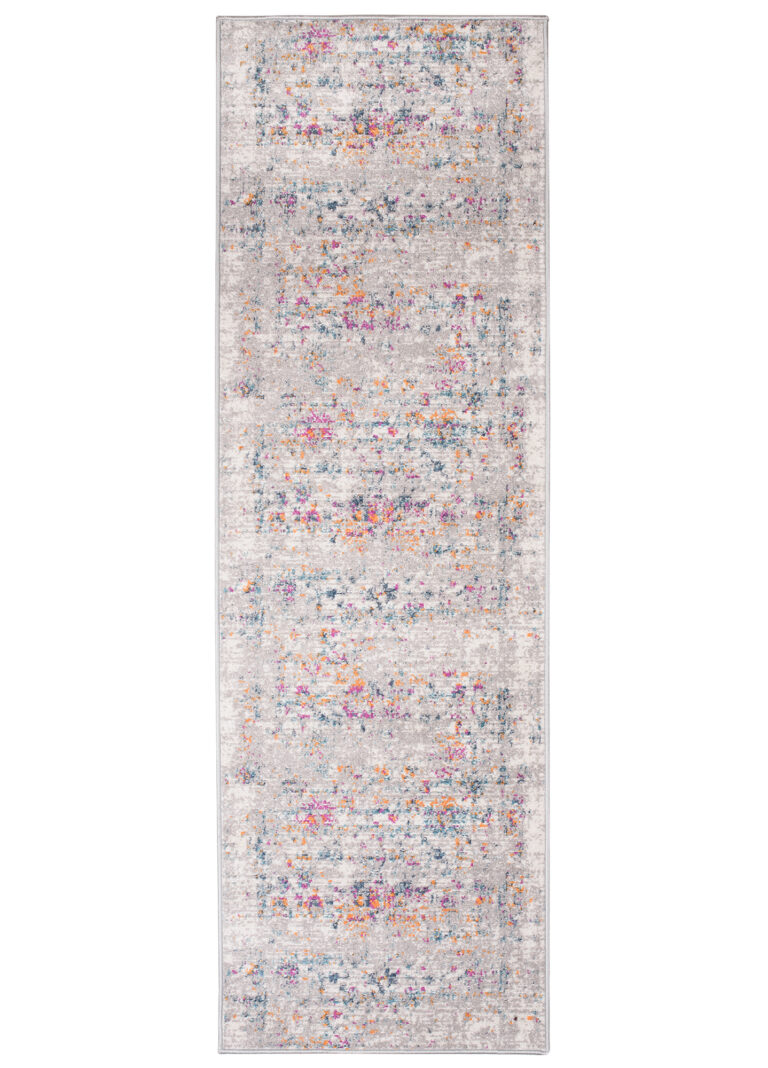Tapis de couloir Lazur Gris Multicolore Vintage