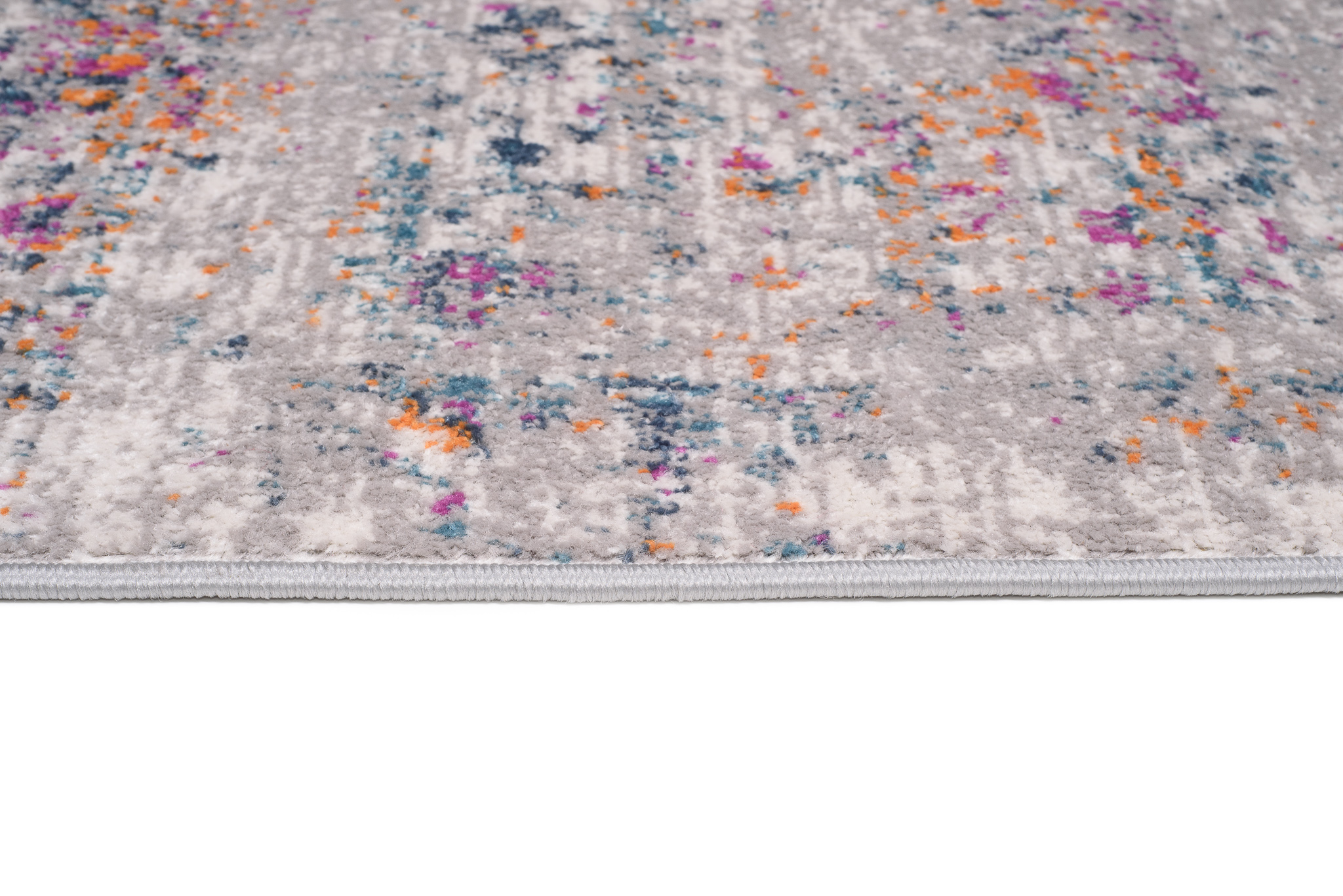 Tapis de couloir Lazur Gris Multicolore Vintage