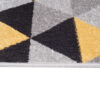 Tapis de couloir Lazur Gris Jaune Triangles