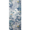 Tapis de couloir Lazur Bleu Marine Feuilles