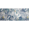 Tapis de couloir Lazur Bleu Marine Feuilles