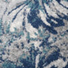 Tapis de couloir Lazur Bleu Marine Feuilles