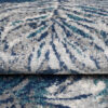Tapis de couloir Lazur Bleu Marine Feuilles