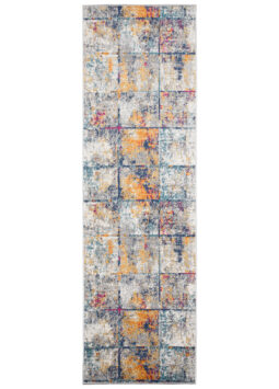 Tapis de couloir Lazur Multicolore Carrés