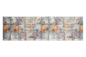 Tapis de couloir Lazur Multicolore Carrés