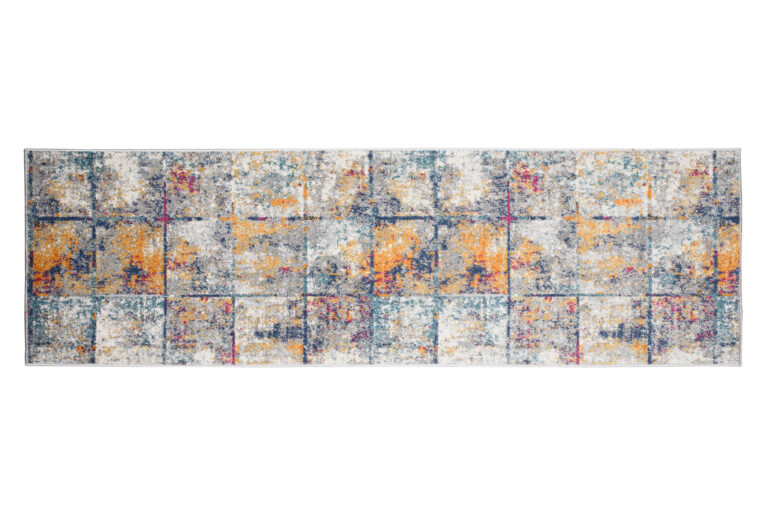 Tapis de couloir Lazur Multicolore Carrés