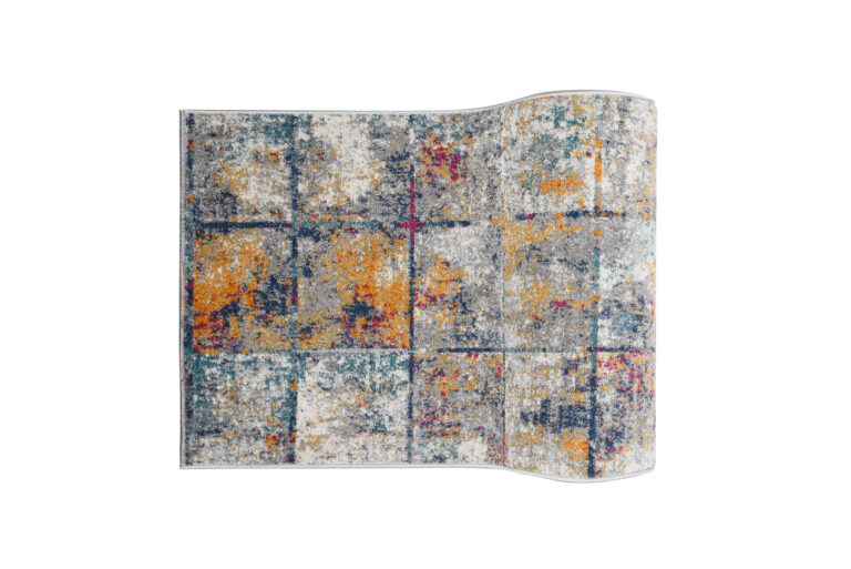 Tapis de couloir Lazur Multicolore Carrés