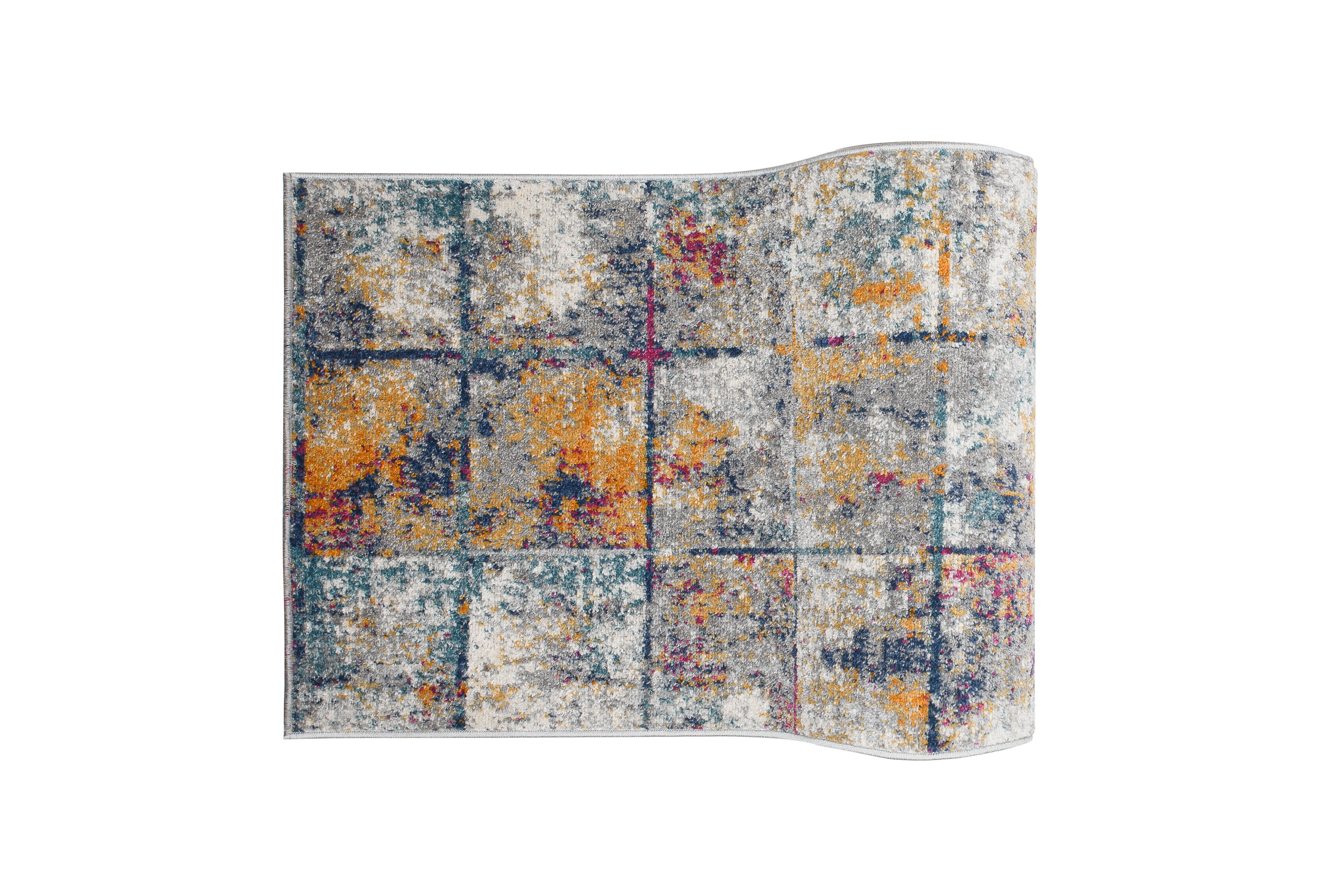 Tapis de couloir Lazur Multicolore Carrés