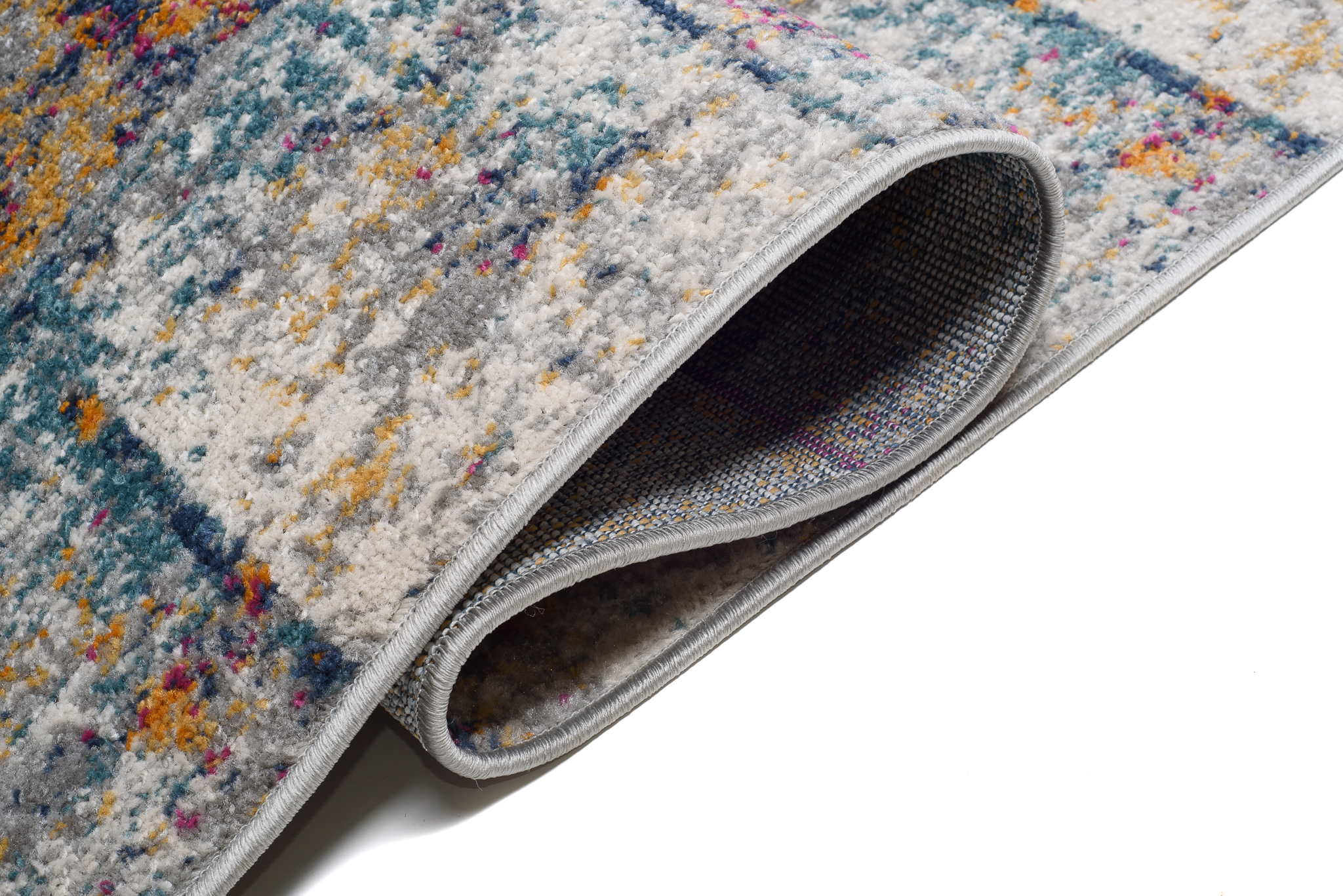 Tapis de couloir Lazur Multicolore Carrés