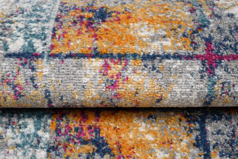 Tapis de couloir Lazur Multicolore Carrés