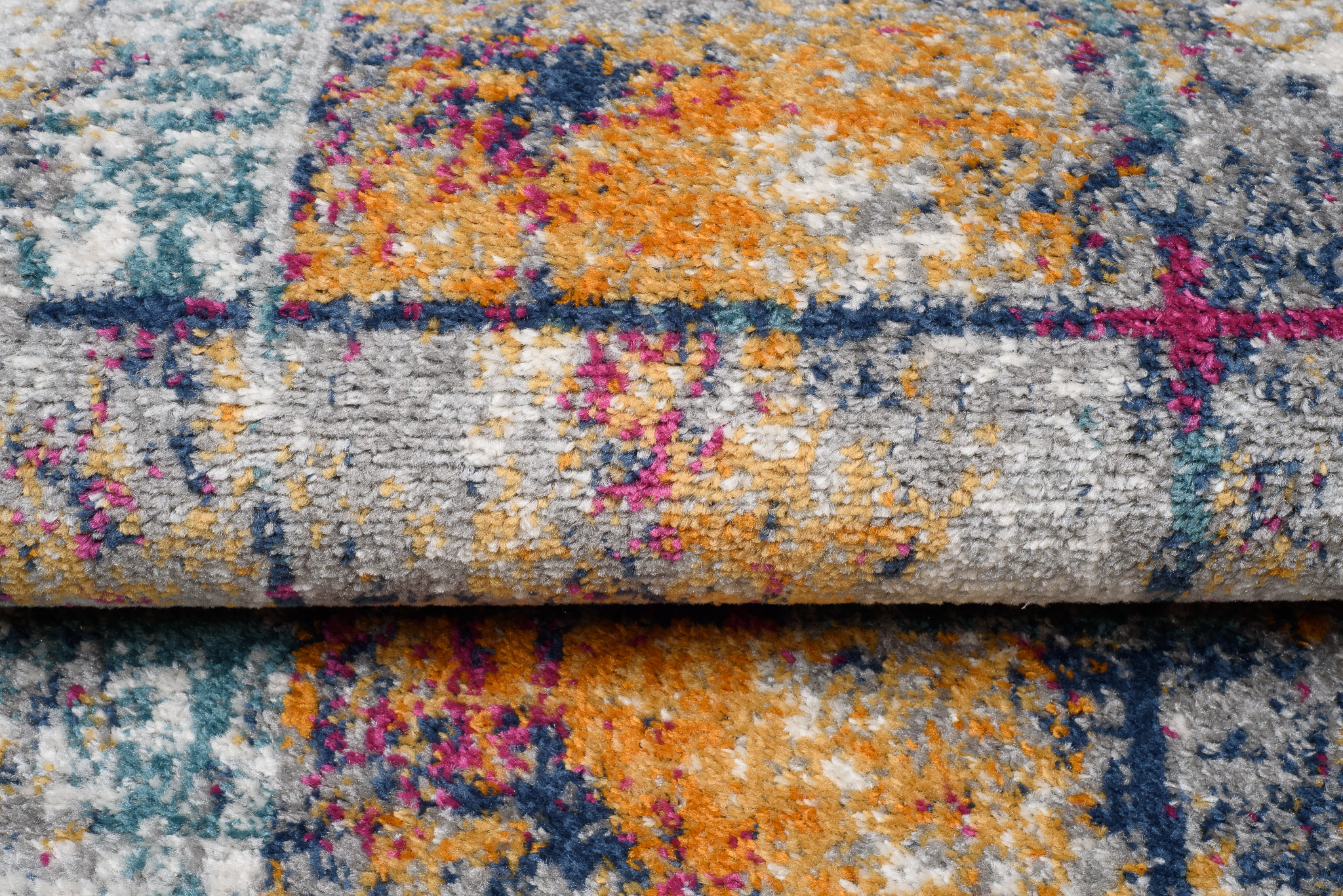 Tapis de couloir Lazur Multicolore Carrés