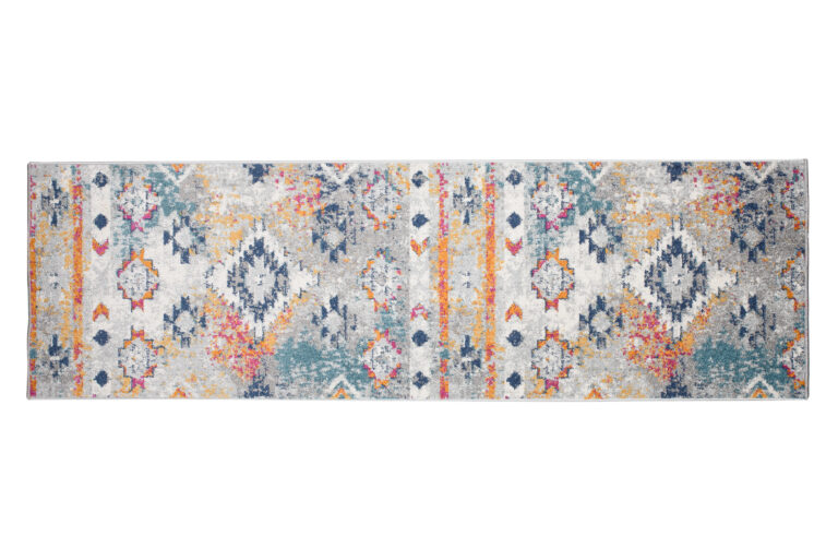 Tapis de couloir Lazur Gris Multicolore Boho