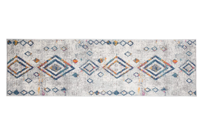 Tapis de couloir Lazur Gris Géométrique