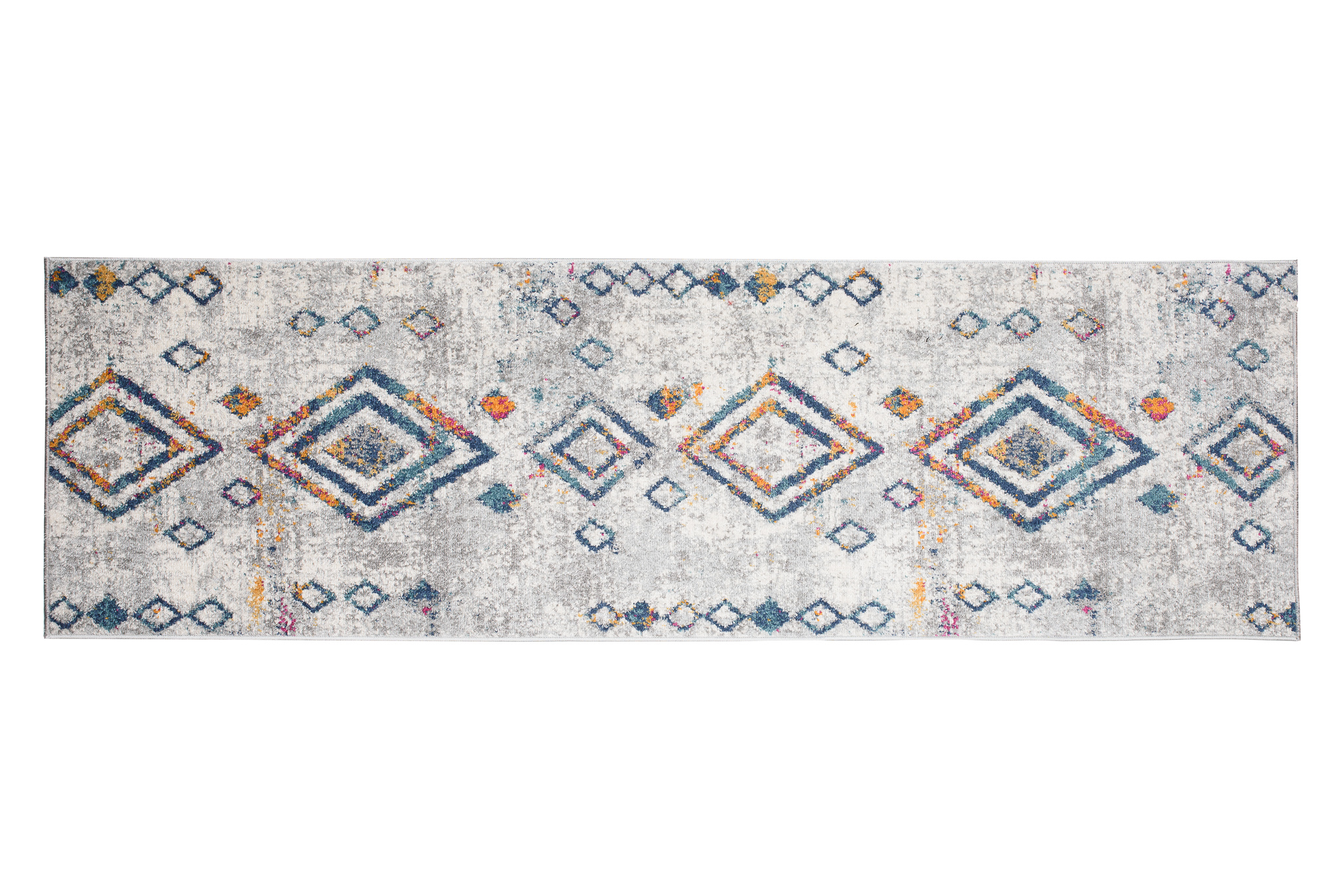 Tapis de couloir Lazur Gris Géométrique