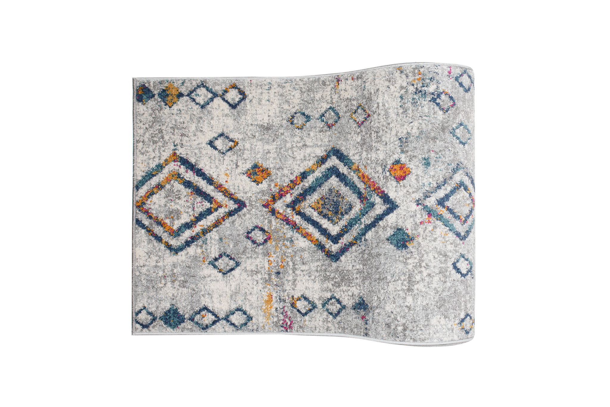 Tapis de couloir Lazur Gris Géométrique