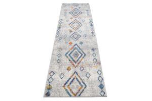 Tapis de couloir Lazur Gris Géométrique