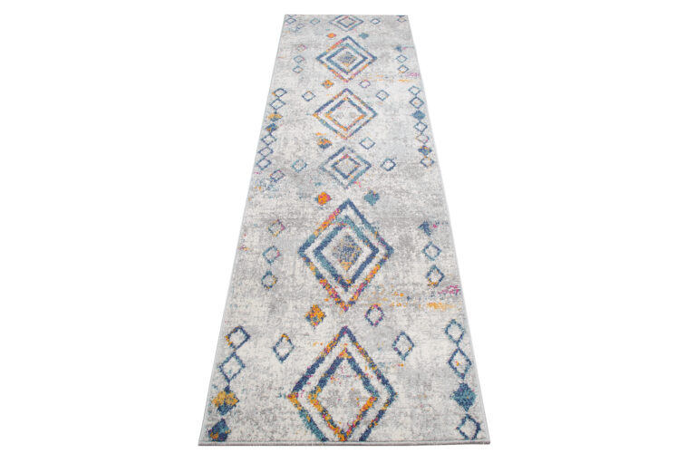 Tapis de couloir Lazur Gris Géométrique