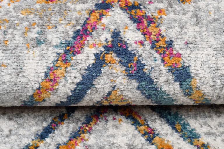 Tapis de couloir Lazur Gris Géométrique