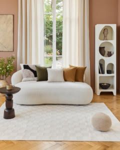 Tapis Terra Crème Carreaux