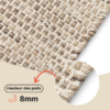 Tapis Laine Loni Brun Clair
